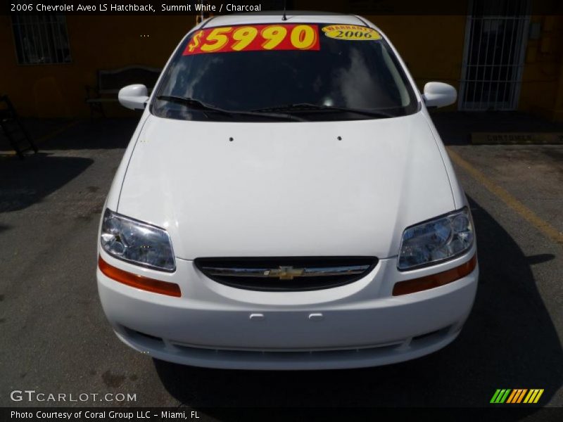 Summit White / Charcoal 2006 Chevrolet Aveo LS Hatchback