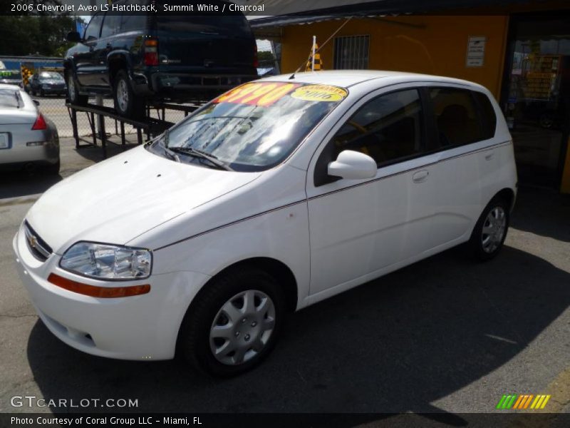 Summit White / Charcoal 2006 Chevrolet Aveo LS Hatchback