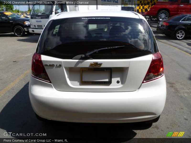 Summit White / Charcoal 2006 Chevrolet Aveo LS Hatchback