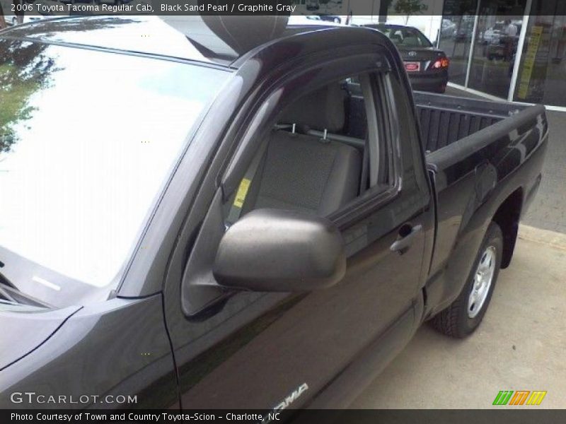 Black Sand Pearl / Graphite Gray 2006 Toyota Tacoma Regular Cab