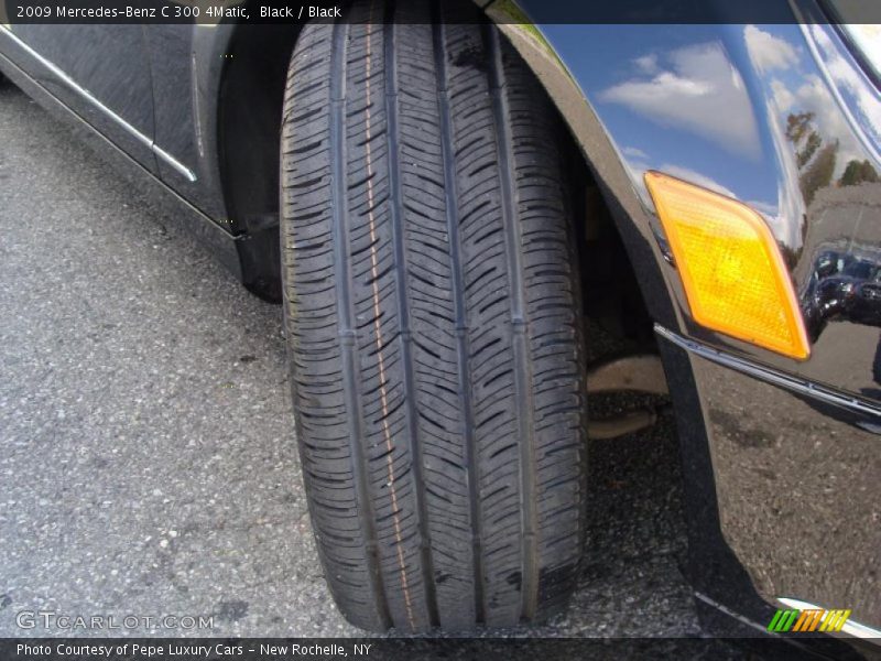 Black / Black 2009 Mercedes-Benz C 300 4Matic