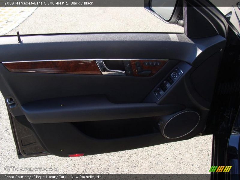 Black / Black 2009 Mercedes-Benz C 300 4Matic