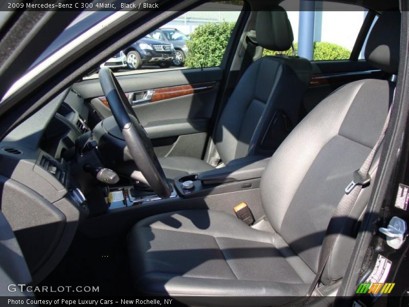 Black / Black 2009 Mercedes-Benz C 300 4Matic