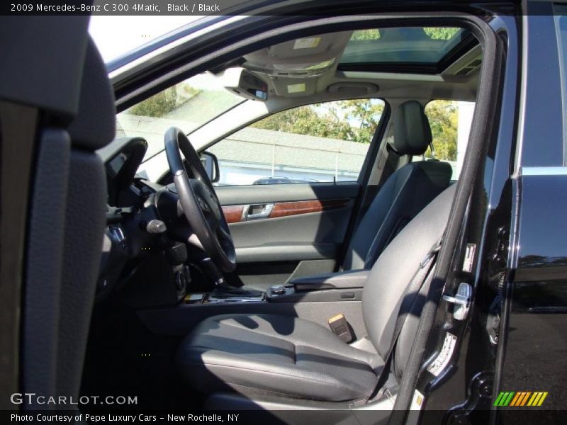Black / Black 2009 Mercedes-Benz C 300 4Matic
