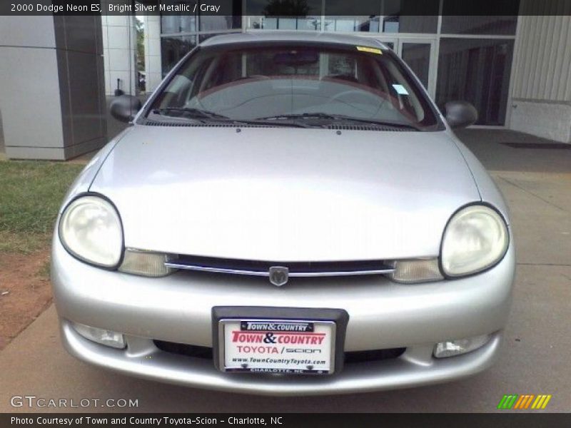 Bright Silver Metallic / Gray 2000 Dodge Neon ES