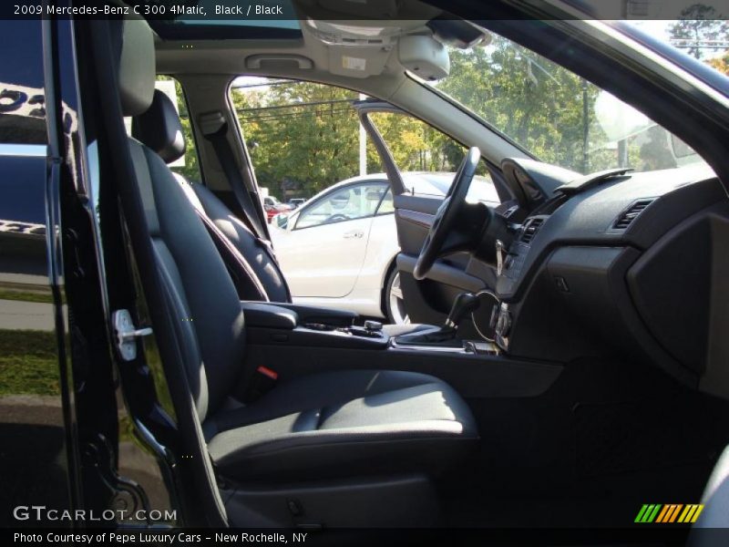 Black / Black 2009 Mercedes-Benz C 300 4Matic