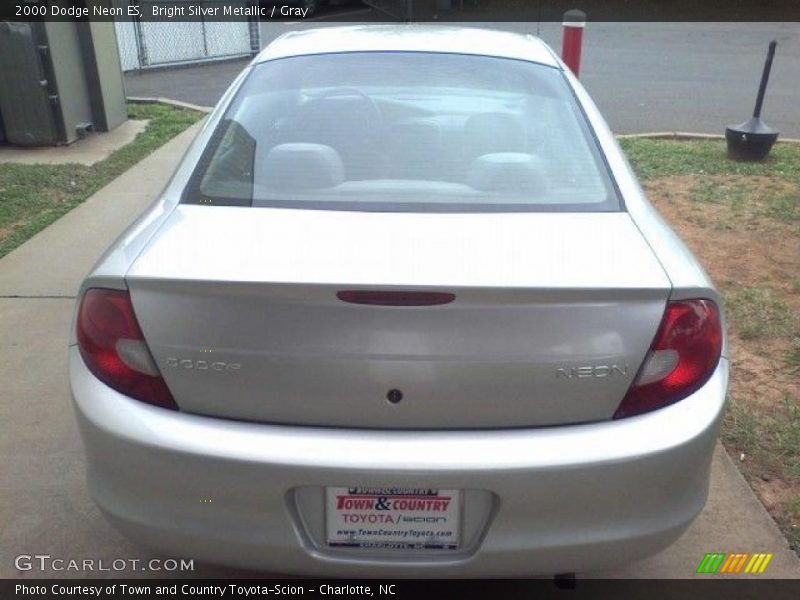 Bright Silver Metallic / Gray 2000 Dodge Neon ES