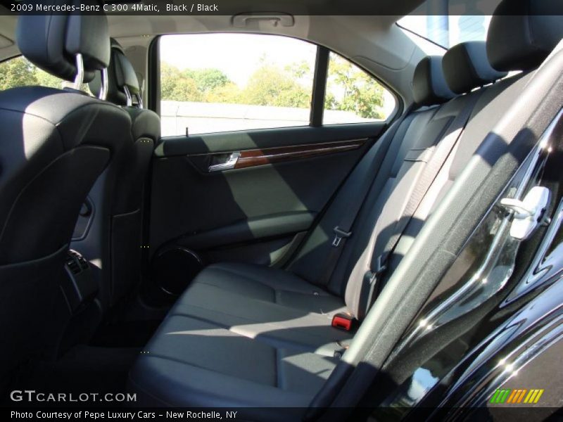 Black / Black 2009 Mercedes-Benz C 300 4Matic