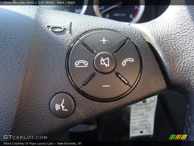 Black / Black 2009 Mercedes-Benz C 300 4Matic