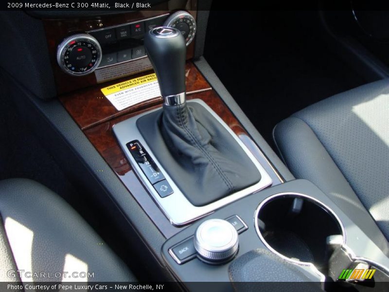 Black / Black 2009 Mercedes-Benz C 300 4Matic