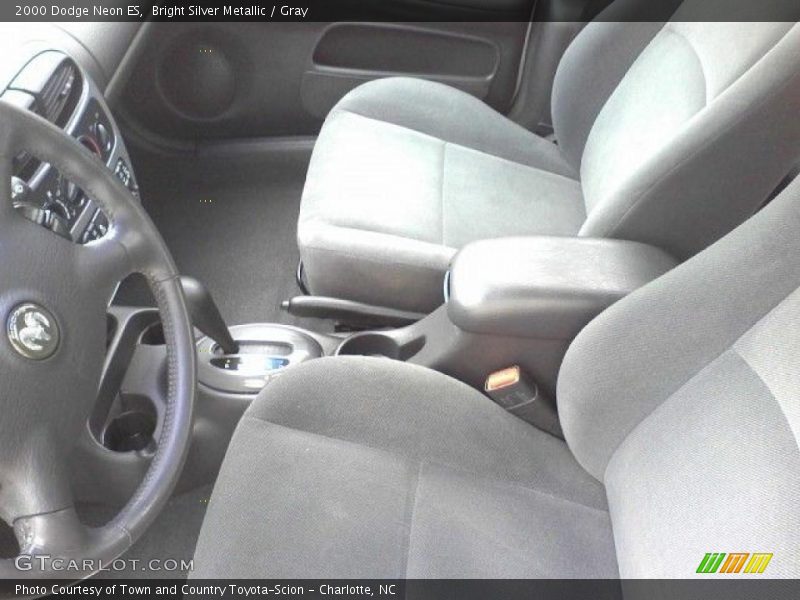 Bright Silver Metallic / Gray 2000 Dodge Neon ES