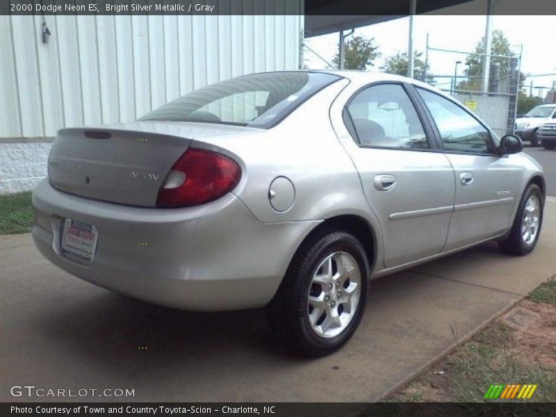Bright Silver Metallic / Gray 2000 Dodge Neon ES