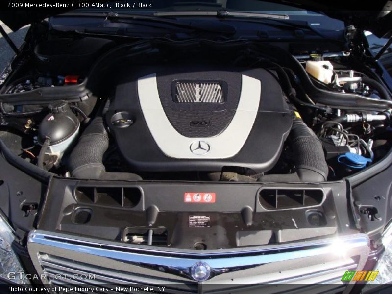 Black / Black 2009 Mercedes-Benz C 300 4Matic