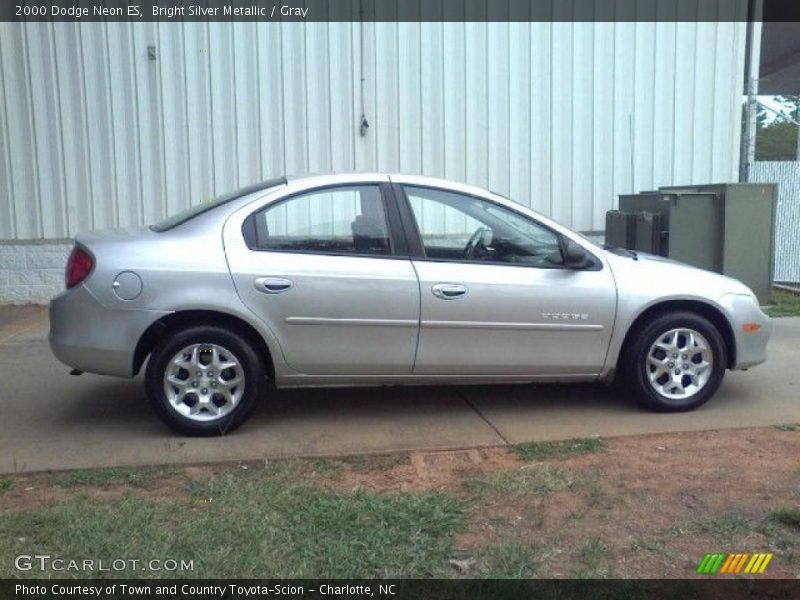 Bright Silver Metallic / Gray 2000 Dodge Neon ES