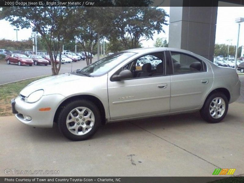 Bright Silver Metallic / Gray 2000 Dodge Neon ES