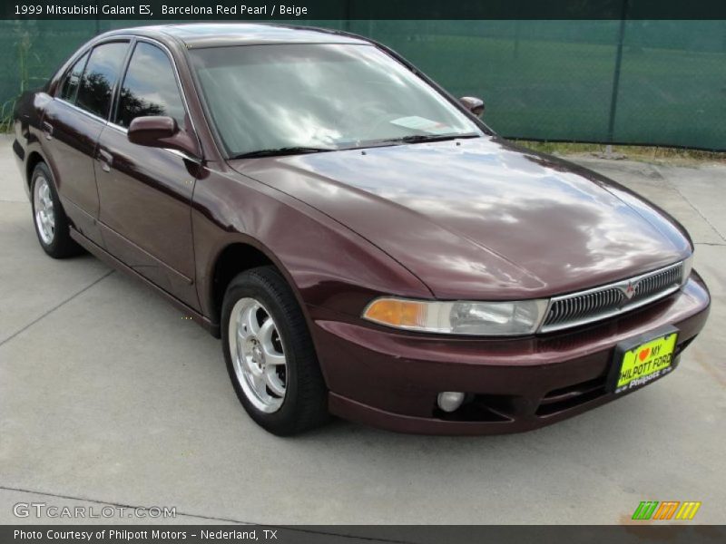 Barcelona Red Pearl / Beige 1999 Mitsubishi Galant ES