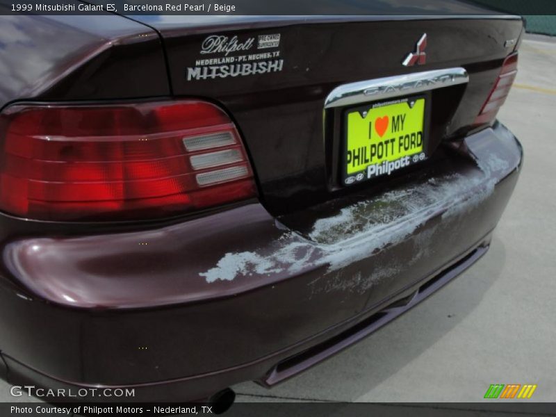 Barcelona Red Pearl / Beige 1999 Mitsubishi Galant ES