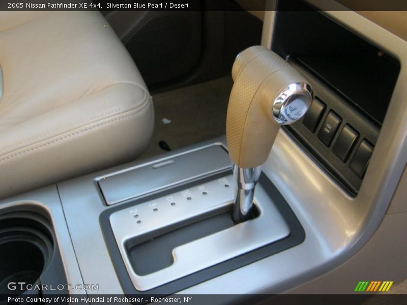 2005 Pathfinder XE 4x4 5 Speed Automatic Shifter