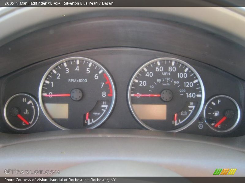  2005 Pathfinder XE 4x4 XE 4x4 Gauges