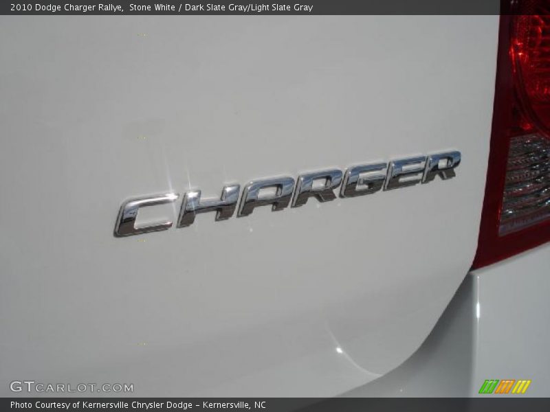 Stone White / Dark Slate Gray/Light Slate Gray 2010 Dodge Charger Rallye