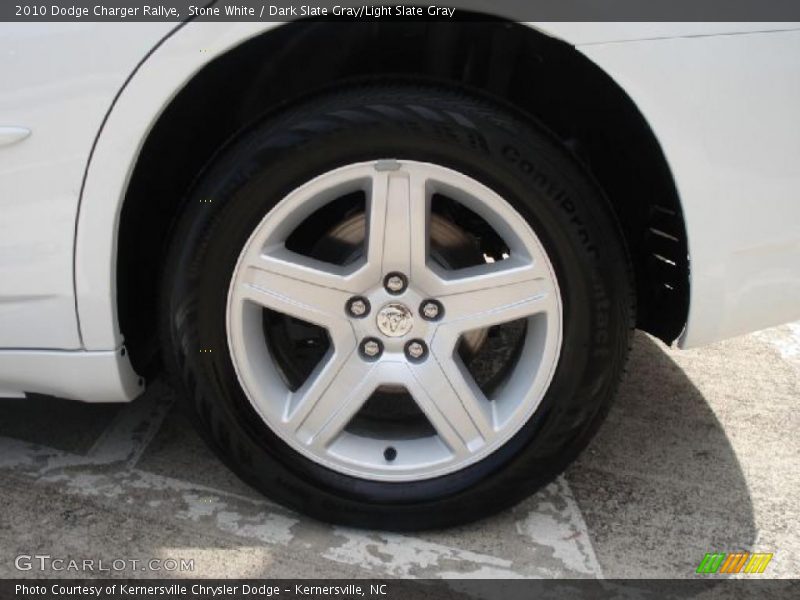 Stone White / Dark Slate Gray/Light Slate Gray 2010 Dodge Charger Rallye
