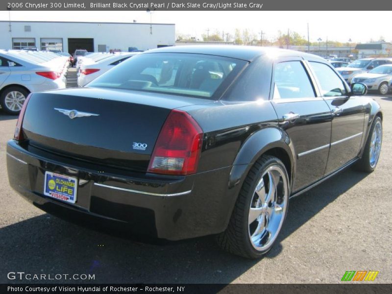 Brilliant Black Crystal Pearl / Dark Slate Gray/Light Slate Gray 2006 Chrysler 300 Limited