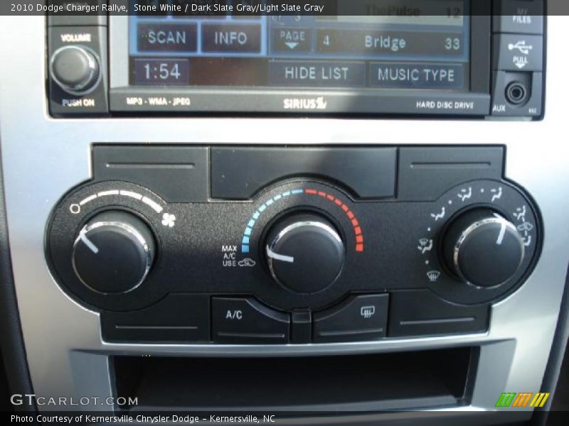 Stone White / Dark Slate Gray/Light Slate Gray 2010 Dodge Charger Rallye