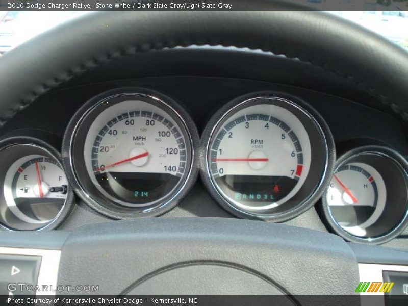 Stone White / Dark Slate Gray/Light Slate Gray 2010 Dodge Charger Rallye