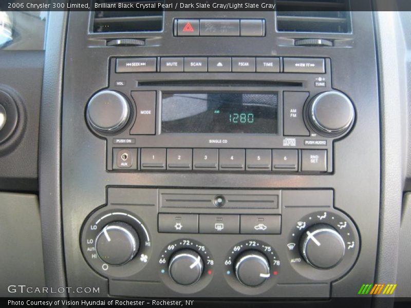 Brilliant Black Crystal Pearl / Dark Slate Gray/Light Slate Gray 2006 Chrysler 300 Limited