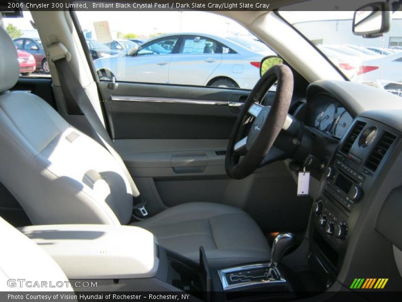 Brilliant Black Crystal Pearl / Dark Slate Gray/Light Slate Gray 2006 Chrysler 300 Limited