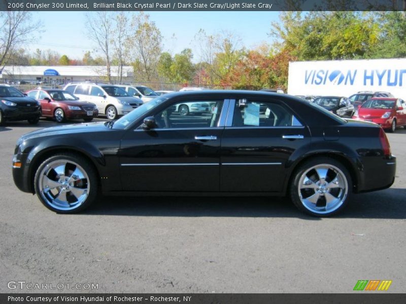 Brilliant Black Crystal Pearl / Dark Slate Gray/Light Slate Gray 2006 Chrysler 300 Limited