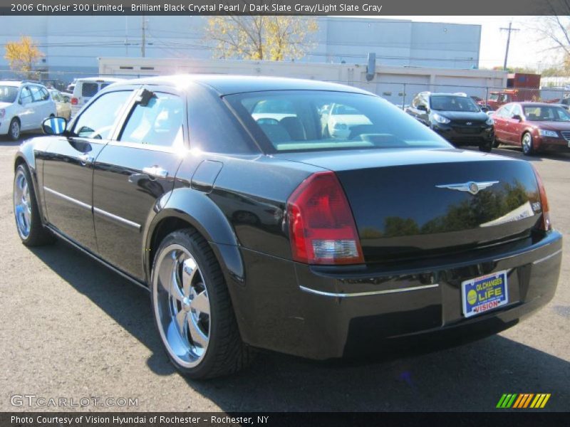 Brilliant Black Crystal Pearl / Dark Slate Gray/Light Slate Gray 2006 Chrysler 300 Limited