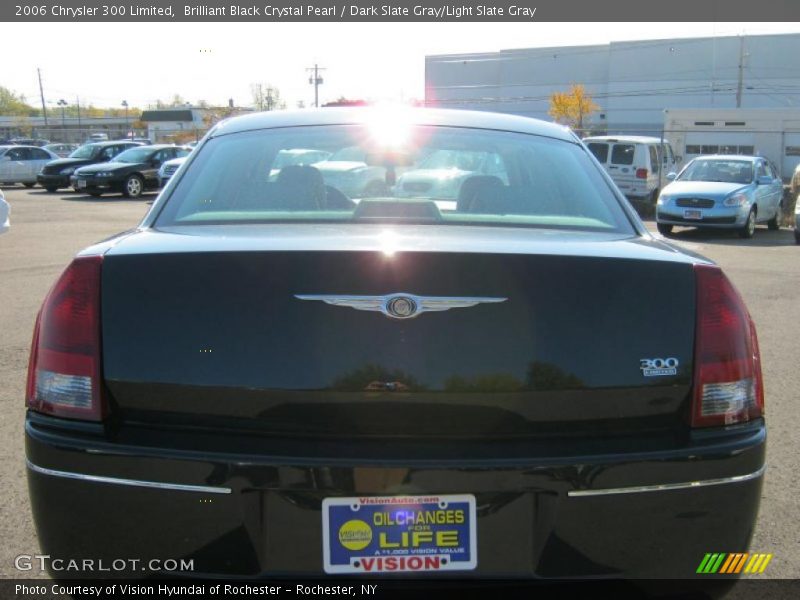 Brilliant Black Crystal Pearl / Dark Slate Gray/Light Slate Gray 2006 Chrysler 300 Limited