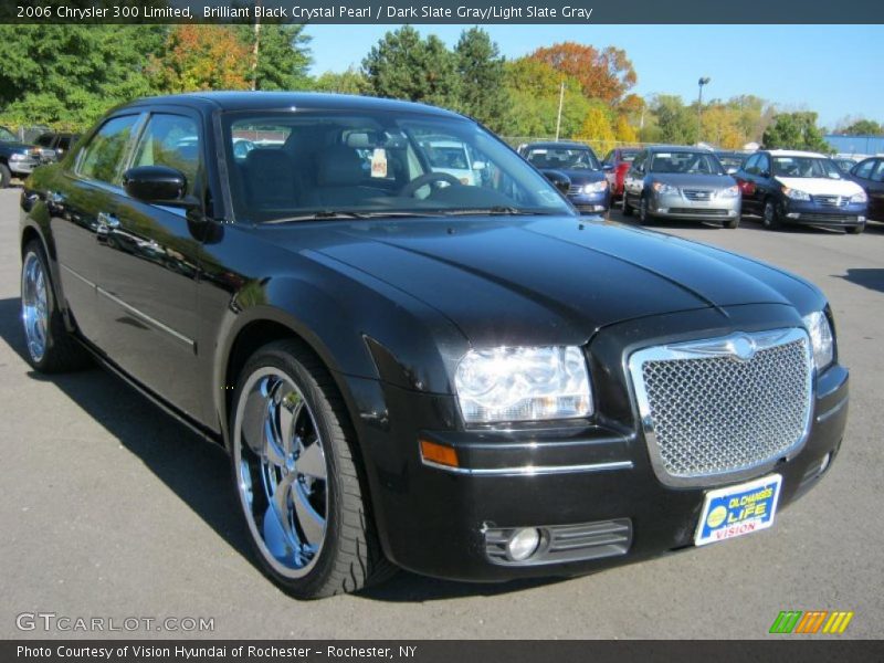 Brilliant Black Crystal Pearl / Dark Slate Gray/Light Slate Gray 2006 Chrysler 300 Limited