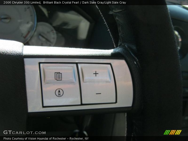Brilliant Black Crystal Pearl / Dark Slate Gray/Light Slate Gray 2006 Chrysler 300 Limited