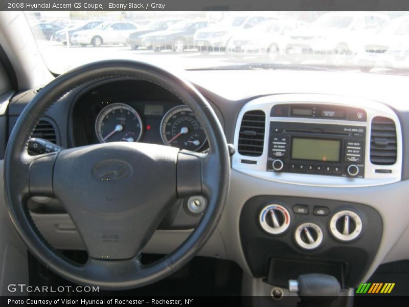 Dashboard of 2008 Accent GS Coupe