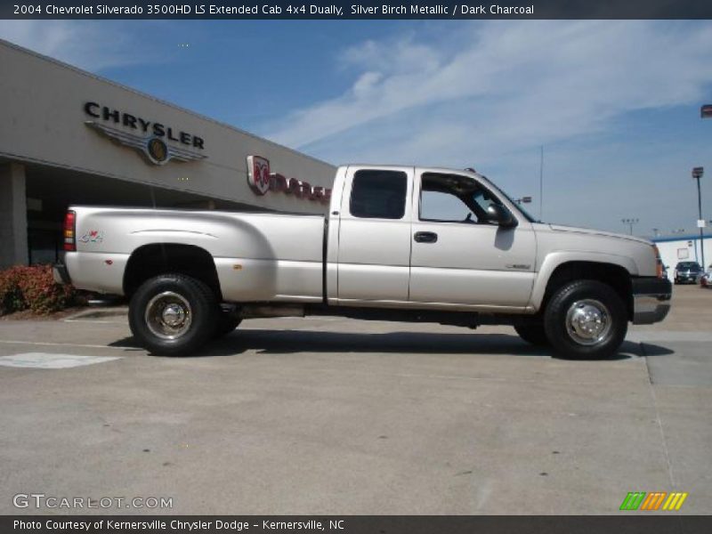Silver Birch Metallic / Dark Charcoal 2004 Chevrolet Silverado 3500HD LS Extended Cab 4x4 Dually