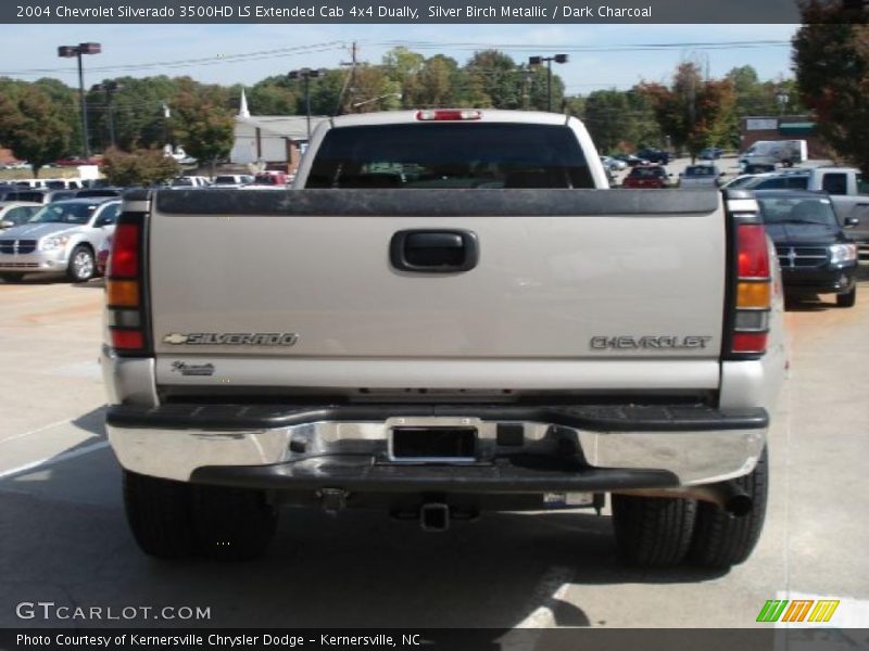 Silver Birch Metallic / Dark Charcoal 2004 Chevrolet Silverado 3500HD LS Extended Cab 4x4 Dually