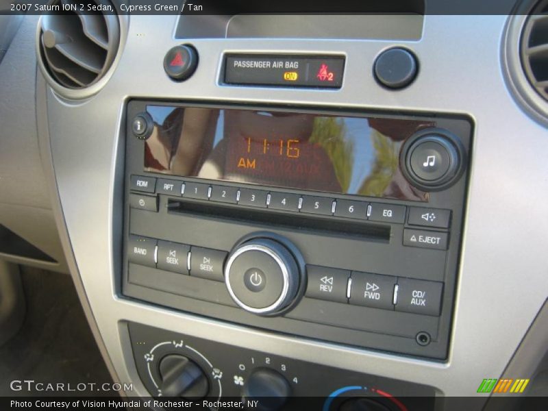 Cypress Green / Tan 2007 Saturn ION 2 Sedan