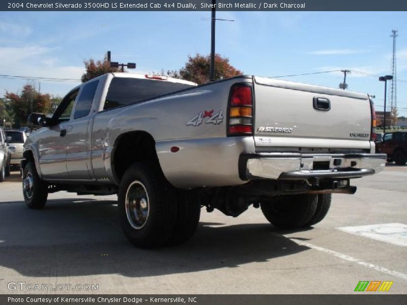 Silver Birch Metallic / Dark Charcoal 2004 Chevrolet Silverado 3500HD LS Extended Cab 4x4 Dually