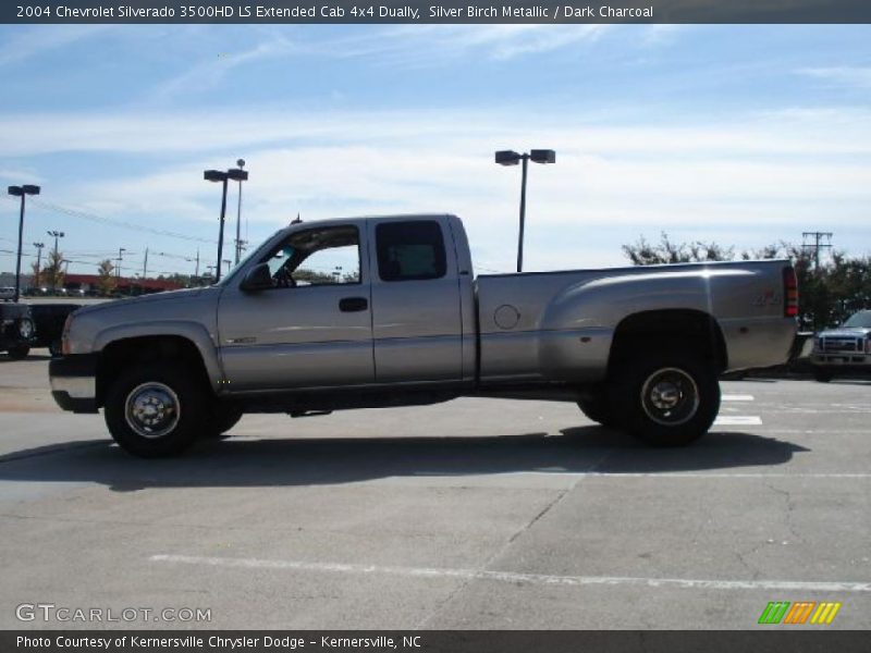 Silver Birch Metallic / Dark Charcoal 2004 Chevrolet Silverado 3500HD LS Extended Cab 4x4 Dually
