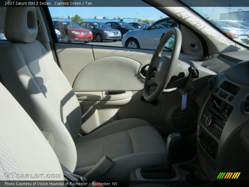 Cypress Green / Tan 2007 Saturn ION 2 Sedan