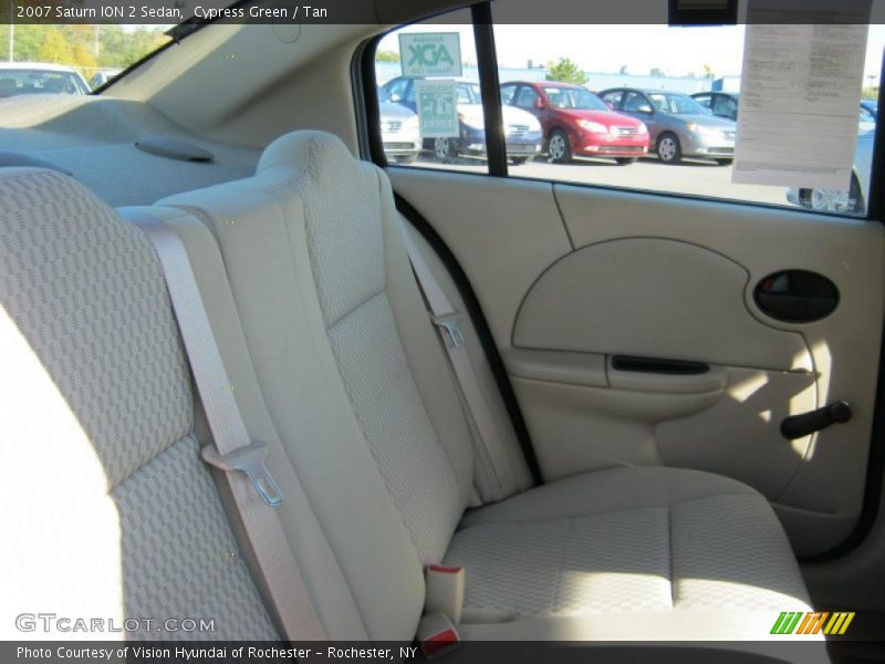 Cypress Green / Tan 2007 Saturn ION 2 Sedan
