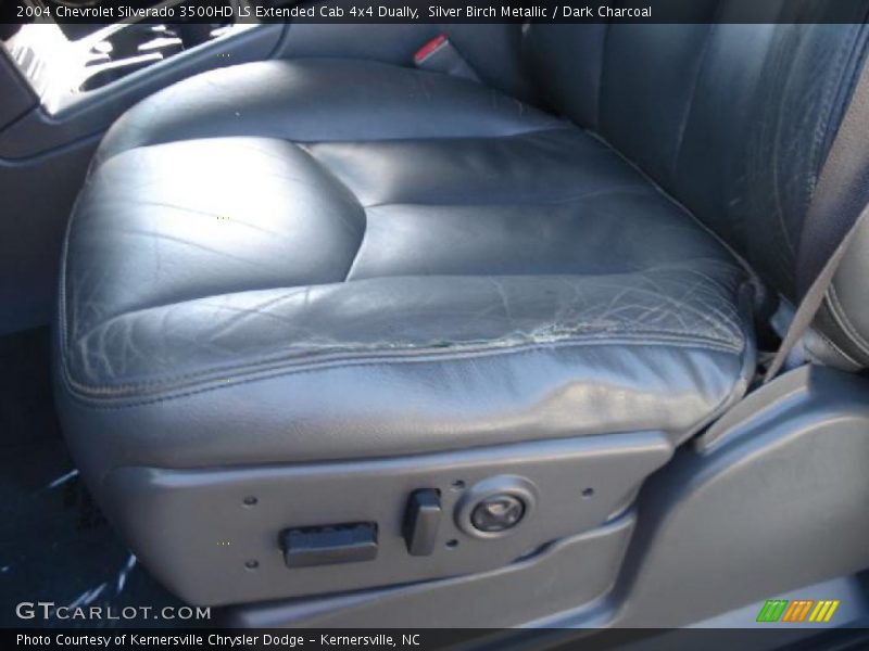 Silver Birch Metallic / Dark Charcoal 2004 Chevrolet Silverado 3500HD LS Extended Cab 4x4 Dually