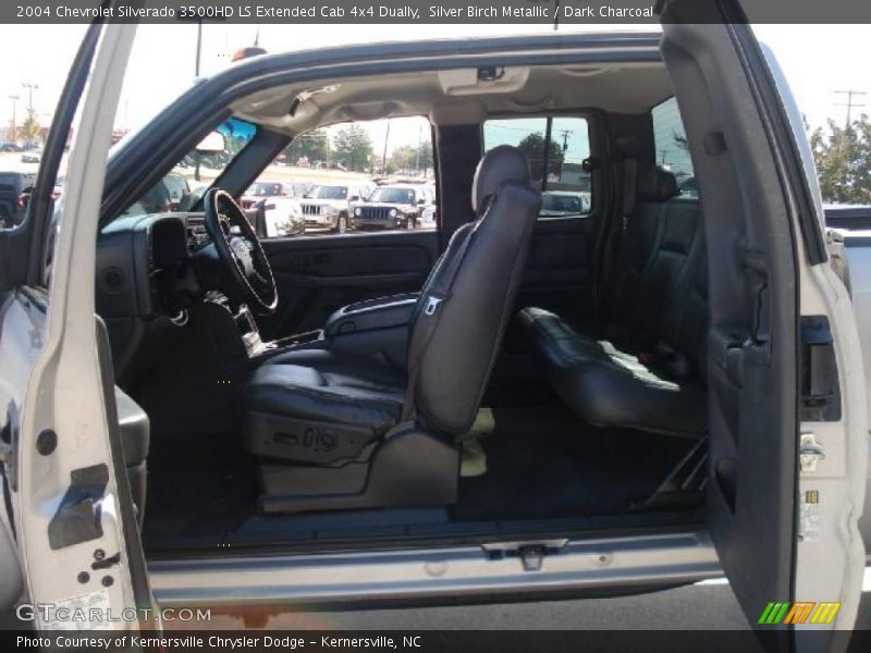 Silver Birch Metallic / Dark Charcoal 2004 Chevrolet Silverado 3500HD LS Extended Cab 4x4 Dually