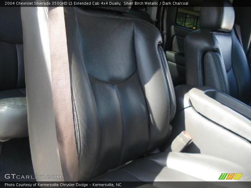 Silver Birch Metallic / Dark Charcoal 2004 Chevrolet Silverado 3500HD LS Extended Cab 4x4 Dually