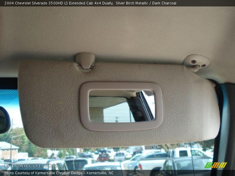 Silver Birch Metallic / Dark Charcoal 2004 Chevrolet Silverado 3500HD LS Extended Cab 4x4 Dually