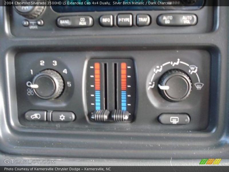 Silver Birch Metallic / Dark Charcoal 2004 Chevrolet Silverado 3500HD LS Extended Cab 4x4 Dually