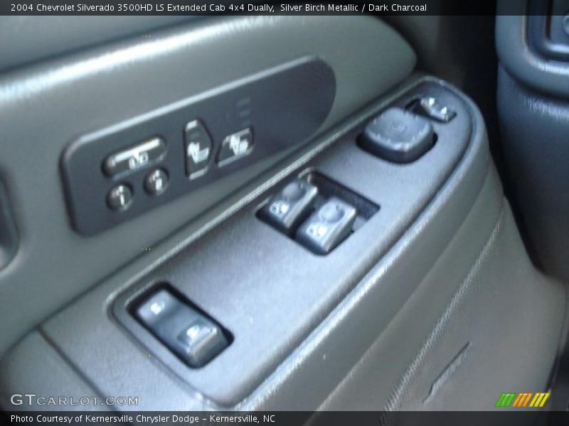 Silver Birch Metallic / Dark Charcoal 2004 Chevrolet Silverado 3500HD LS Extended Cab 4x4 Dually