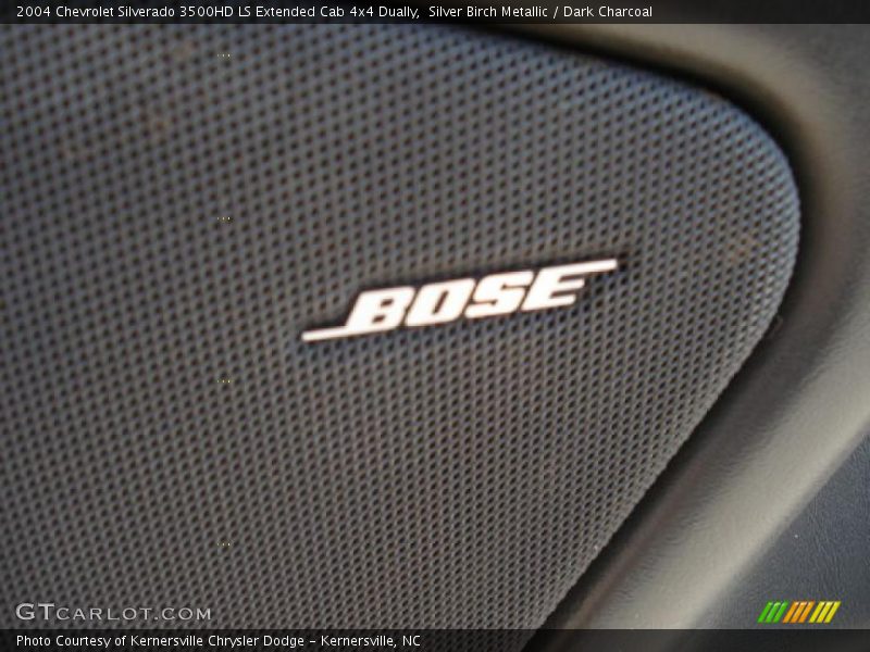 Silver Birch Metallic / Dark Charcoal 2004 Chevrolet Silverado 3500HD LS Extended Cab 4x4 Dually